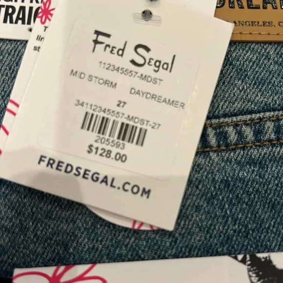 NWT Daydreamer x Lee High Rise Straight Leg Jeans 27 - Picture 7 of 7